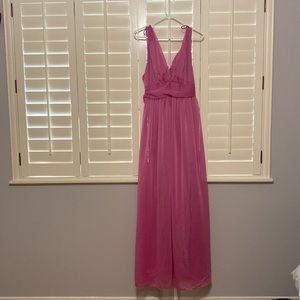 LUCY IN THE SKY Leeza Chiffon Maxi Dress in Pink